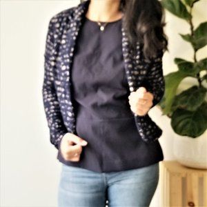 XSmall Blue Lace Maison Jules blazer